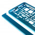 Suport numar inmatriculare din plastic, calitate Premium, culoare TURQUOISE [4]
