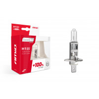 Set becuri cu halogen H1 12V 55W LumiTec SILVER + 100% DUO BOX