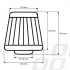 Filtru de aer conic Carbon cu 3 adaptoare [4]