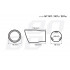 Ornament toba esapament din otel inoxidabil MT 007BC - FUMURIU [2]