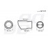 Ornament toba esapament din otel inoxidabil MT 017BLC [2]
