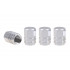 Set capacele auto pentru ventil hexagon argintiu 4 buc [2]