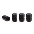 Set capacele auto pentru ventil hexagon negru 4 buc [2]