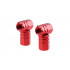 Set capacele auto pentru ventil hexagon rosu 4 buc [3]