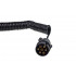 Cablu electric pentru remorca spiralat cu prize 7PIN 12V 6m [2]