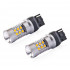Set becuri auto cu LED CANBUS, 3030, 24SMD, compatibil T20, 7440, WY21W, Portocaliu, 12V / 24V, destinat competitiilor auto sau off-road [2]