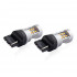 Set becuri auto cu LED CANBUS, 3030, 24SMD, compatibil T20, 7440, WY21W, Portocaliu, 12V / 24V, destinat competitiilor auto sau off-road [3]
