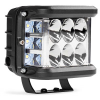 Proiector LED pentru Off-Road, ATV, SSV, culoare 6500K, cu doua functii, tensiune 9 - 36V, dimensiune, 110 x 75 mm Proiector LED pentru Off-Road, ATV, SSV, culoare 6500K, cu doua functii, tensiune 9 - 36V, dimensiune, 110 x 75 mm