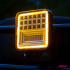 Proiector LED pentru Off-Road, ATV, SSV, cu functie de semnalizare, culoare 6500K, 3360 lm, tensiune 9 - 36V, dimensiuni 110 x 110 mm [2]