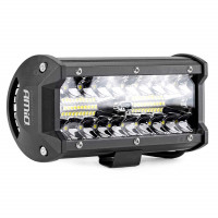 Proiector LED pentru Off-Road, ATV, SSV, cu doua fluxuri de lumina, culoare 6500K, 120W, tensiune 9 - 36V, dimensiuni 170 x 74 x 63 mm Proiector LED pentru Off-Road, ATV, SSV, cu doua fluxuri de lumina, culoare 6500K, 120W, tensiune 9 - 36V, dimensiuni 170 x 74 x 63 mm