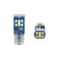 Set becuri auto cu LED CANBUS UltraBright compatibil T10 W5W 21 SMD Alb 12V/24V, destinat competitiilor auto sau off-road Set becuri auto cu LED CANBUS UltraBright compatibil T10 W5W 21 SMD Alb 12V/24V, destinat competitiilor auto sau off-road