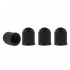 Set 4 capacele auto din plastic pentru ventil, culoare Neagra [2]