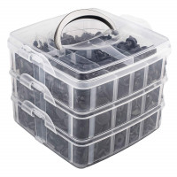 Set cleme - clipsuri reconditionare auto, 620 piese, diferite modele Set cleme - clipsuri reconditionare auto, 620 piese, diferite modele