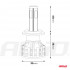 Instalatie LED COB 2Side AMiO, compatibil HB4, destinat competitiilor auto sau off-road [9]