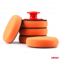 Set bureti pentru curatare, polisare si slefuire, 5 x 100 mm, cu maner Set bureti pentru curatare, polisare si slefuire, 5 x 100 mm, cu maner