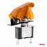 Comutator iluminat (intrerupator) cu protectie, destinatie auto, moto, ATV, SSV, Off-Road, model 