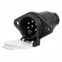 Priza remorca cu 7 PIN, Tip S, tensiune 24V, destinatie TIR, Camion Priza remorca cu 7 PIN, Tip S, tensiune 24V, destinatie TIR, Camion