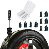 Set 10 stifturi vulcanizatoare pentru repararea rapida a anvelopelor (kit reparatie pana) Set 10 stifturi vulcanizatoare pentru repararea rapida a anvelopelor (kit reparatie pana)