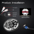 Lampa Suplimentara LED pentru Vehicule Off-Road, ATV, SSV, cu inscriptie 