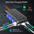 Dispozitiv Auto Premium 3in1, Splitter Bricheta, Incarcator USB/USB-C, Voltmetru Digital, alimentare 12V-24V [5]