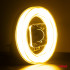 Proiector LED cu Angel Eye model AWL58, pozitie, semnalizare, faza lunga/scurta, pentru Off-Road, ATV, SSV, putere 45W, 8000lm, tensiune 9-36V, dimensiuni 114,5 x 114,5 x 52 mm [4]