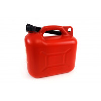 Canistra din plastic pentru combustibil rosie 10L Canistra din plastic pentru combustibil rosie 10L