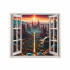 Folie imprimata color pentru decor perete locuinta, dimensiune 125 x 110cm, model: VIEW TO HAVEN 02 [2]