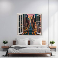 Folie imprimata color pentru decor perete locuinta, dimensiune 125 x 110cm, model: VIEW TO HAVEN 19 Folie imprimata color pentru decor perete locuinta, dimensiune 125 x 110cm, model: VIEW TO HAVEN 19