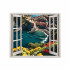 Folie imprimata color pentru decor perete locuinta, dimensiune 125 x 110cm, model: VIEW TO HAVEN 24 [2]