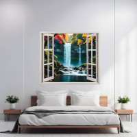 Folie imprimata color pentru decor perete locuinta, dimensiune 125 x 110cm, model: VIEW TO HAVEN 38 Folie imprimata color pentru decor perete locuinta, dimensiune 125 x 110cm, model: VIEW TO HAVEN 38