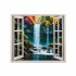 Folie imprimata color pentru decor perete locuinta, dimensiune 125 x 110cm, model: VIEW TO HAVEN 38 [2]