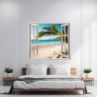 Folie imprimata color pentru decor perete locuinta, dimensiune 125 x 110cm, model: VIEW TO HAVEN 40 Folie imprimata color pentru decor perete locuinta, dimensiune 125 x 110cm, model: VIEW TO HAVEN 40