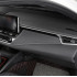 Banda decorativa pentru interiorul vehiculului, lungime 2m, din piele ecologica, culoare Neagra + cusatura Alba [2]