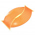 Set 16 inele din autocolant pentru jante culoare Orange Lucios [2]