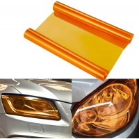 Folie protectie faruri / stopuri auto - Orange (pret/m liniar) - 034 Folie protectie faruri / stopuri auto - Orange (pret/m liniar) - 034
