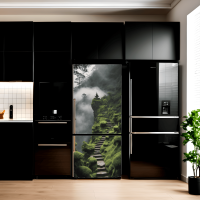 Folie imprimata color pentru decor Frigider, dimensiune 200 x 90cm, model: AVX-FR17