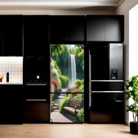 Folie imprimata color pentru decor Frigider, dimensiune 200 x 90cm, model: AVX-FR28