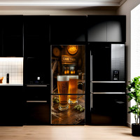 Folie imprimata color pentru decor Frigider, dimensiune 200 x 90cm, model: AVX-FR34 Folie imprimata color pentru decor Frigider, dimensiune 200 x 90cm, model: AVX-FR34