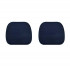 Set 3 piese, protectii scaune si bancheta auto, universale, confortabile, din material textil, culoare Neagra [4]
