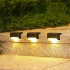 Set 8 Lampi solare LED pentru iluminat scari exterioare cu senzor crepuscular [4]