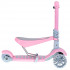 Tricicleta + Trotineta + Skateboard (3in1) roti iluminate LED - ROZ [4]