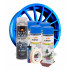 Kit complet reparatie si vopsire jante culoare Albastru Fluorescent, V4 [2]