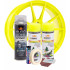 Kit complet reparatie si vopsire jante culoare Galben Fluorescent, V2 [2]