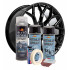 Kit complet reparatie si vopsire jante culoare Negru Metalizat, V2 [2]