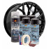 Kit complet reparatie si vopsire jante culoare Negru Metalizat, V4 [2]