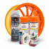 Kit complet reparatie si vopsire jante culoare Orange Fluorescent, V2 [2]