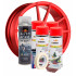 Kit complet reparatie si vopsire jante culoare Rosu Fluorescent, V4 [2]