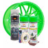 Kit complet reparatie si vopsire jante culoare Verde Fluorescent, V2 [2]