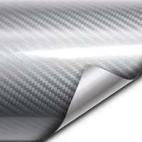 Folie colantare auto Carbon 5D Lacuit Argintiu (3,0m x 1,52m) Folie colantare auto Carbon 5D Lacuit Argintiu (3,0m x 1,52m)
