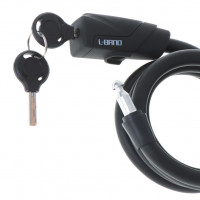 Antifurt bicicleta, Dispozitiv de blocare biciclete, spiralat, cu cheie, lungime 150cm, culoare Neagra Antifurt bicicleta, Dispozitiv de blocare biciclete, spiralat, cu cheie, lungime 150cm, culoare Neagra